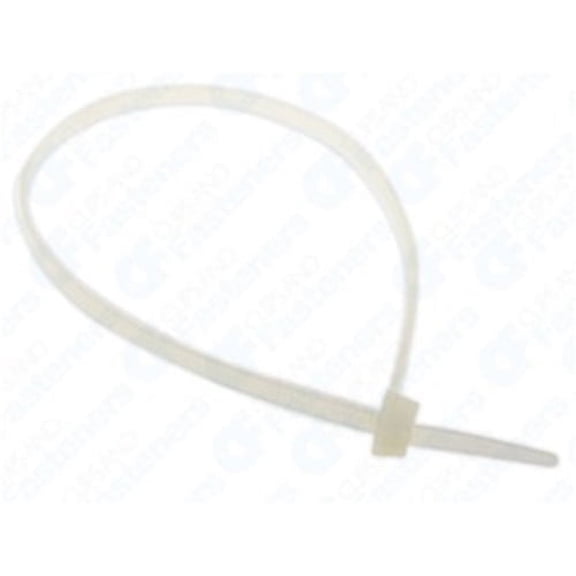 AMZ Clips And Fasteners 25 11" 50 Lb Nylon Cable Ties - Natural
