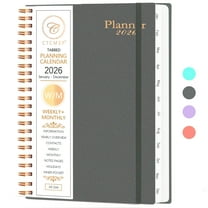 CTCMSP 2026 Planner Calendar Notebook Weekly Monthly Planner 2026 for School Student Teacher Office Supplies-January- December 2026(6.3"X8.5")
