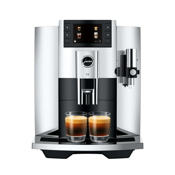 Jura E8 Automatic Espresso Machine | 17 Recipes | Chrome | 15646