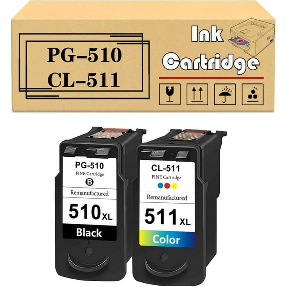 PG-510 CL-511 PG510 CL511 Ink Cartridges Compatible for Canon IP2700 IP2702 MP240 MP250 MP252 MP260 MP270 MP272 MP280 MP282 MP330 MP480 MP490 MP492 MP495