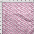 thumbnail image 4 of oneOone Cotton Silk Light Pink Fabric Geometrical Craft Projects Decor Fabric Printed By The Yard 42 Inch Wide, 4 of 5