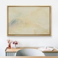thumbnail image 2 of PixonSign Framed Canvas Print Wall Art Tan Blue Abstract Pastel Landscape Nature Wilderness Illustrations Modern Art Decorative Minimal Rustic for Living Room, Bedroom, Office - 16"x24" Natural, 2 of 5