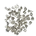 thumbnail image 3 of Baohd 100Pcs Mix Antique Silver Charm Pendants Spacer Beads with Loop DIY Jewelry, 3 of 8