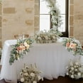 thumbnail image 5 of Gmogad Wedding Decoration Flowers 2-Piece Set - Realistic Faux Floral Arrangement for Chair Back Arch Table Centerpiece - Indoor Outdoor Wedding Party Banquet Reusable Easy Install, 5 of 6