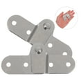 thumbnail image 7 of 2pcs Attic Ladder Replacement Hinges for Step and Telescopic Ladders, Engineering Ladder Attachment Hardware, 7 of 7