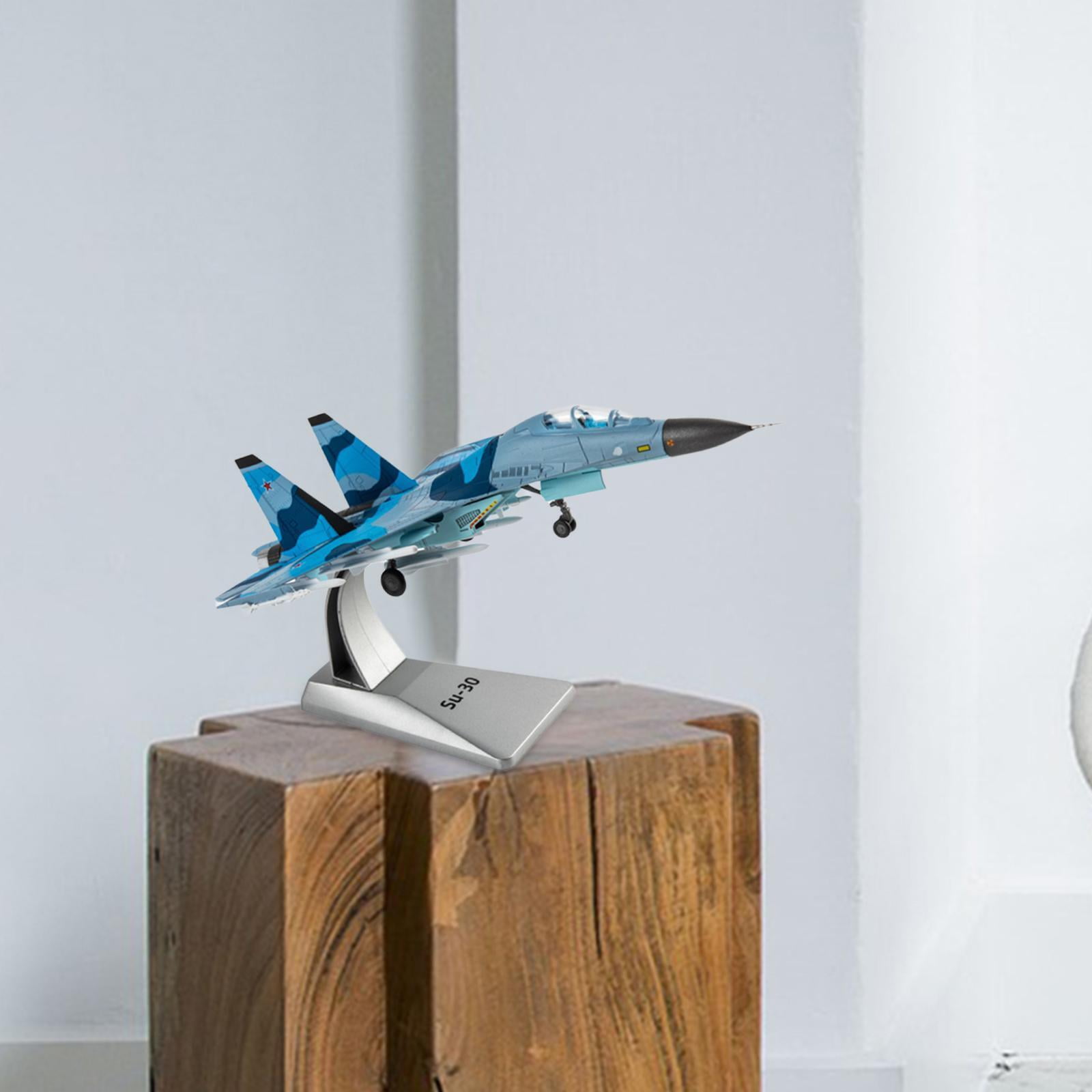 NATEFEMIN SU 30MKK Russian Fighter Plane Model 1/100 Scale Diecast Collectible Aviation Gift Air Force Display
