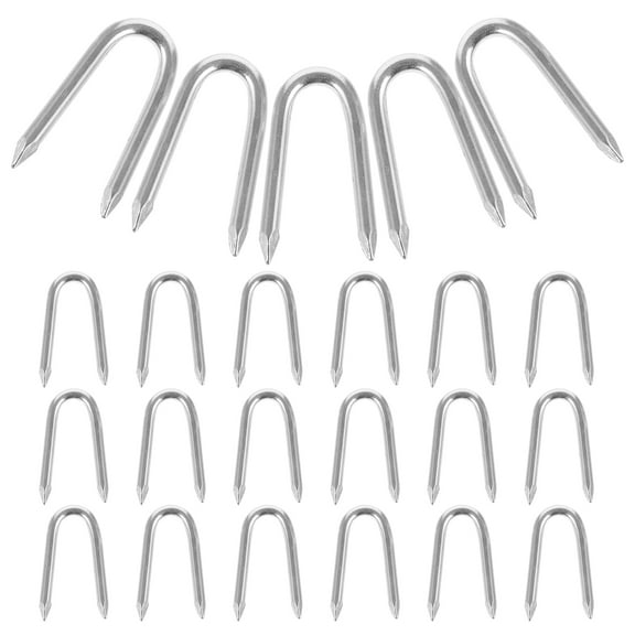 CIMAXIC U Nails for Fencing Iron Outdoor Use for Construction 50pcs