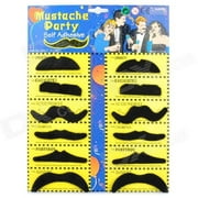 12 Self Adhesive Fake Moustache Mustache Stag Hen Fancy Party Dress accessories