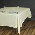 thumbnail image 3 of BalsaCircle 70"x70" Square Polyester Tablecloth - Ivory, 3 of 8
