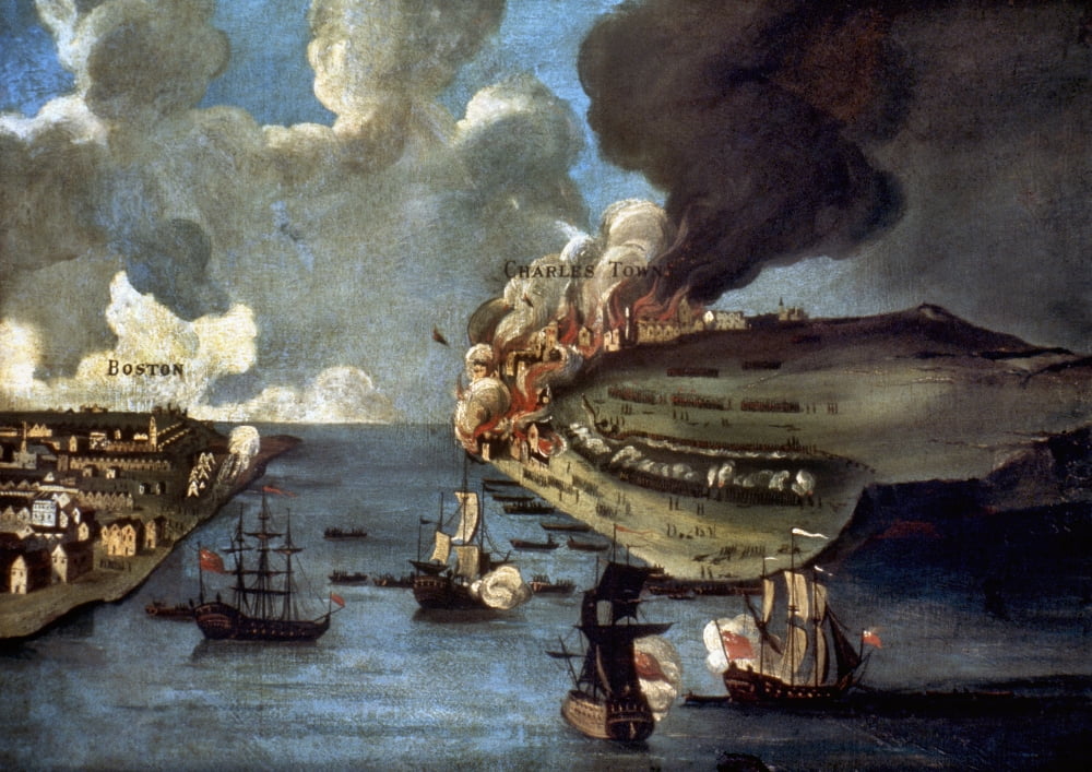 Battle Of Bunker Hill 1775 Nbattle Of Bunker Hill 17 June 1775 Oil On