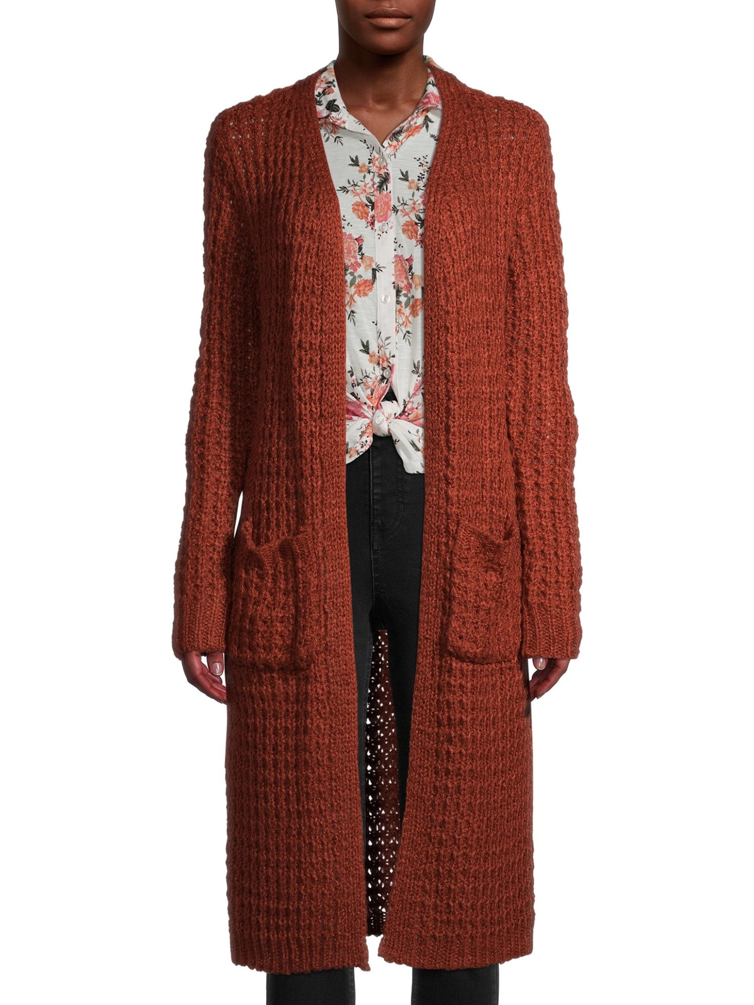 brushed cardigan