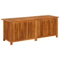 thumbnail image 4 of vidaXL Garden Storage Box 150x50x58 cm Solid Acacia Wood, 4 of 7
