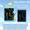 thumbnail image 3 of KiddiTouch LCD Writing Tablet for Kids 10 inch Dinosaur Erasable Doodle Board Mess Free Drawing Pad for Boys Educational Toys Birthday Gift(Blue), 3 of 7