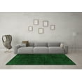 thumbnail image 3 of Ahgly Company Indoor Round Abstract Green Modern Area Rugs, 4' Round, 3 of 4