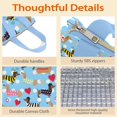 thumbnail image 4 of Colorful Funny Dachshund Insulated Lunch Bag for Women & Adults,Large Portable Soft Cooler Lunch Bag,Thermal Food Storage Tote with Pearl Cotton,8.66L,8.75x5.75x9.5 Inch, 4 of 6