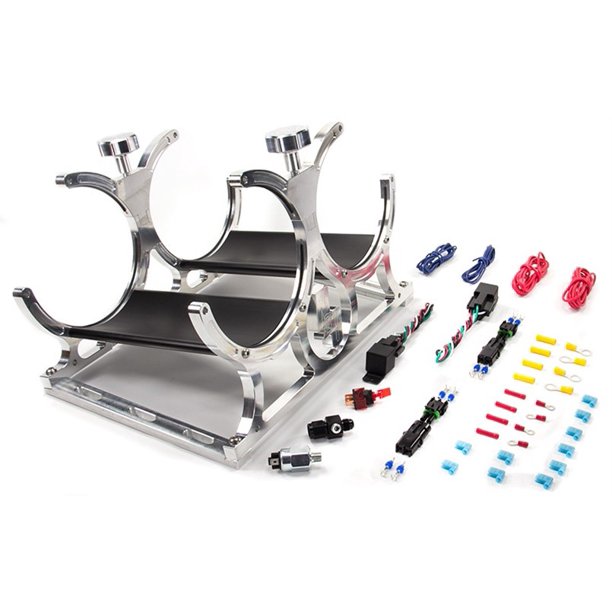 Nitrous Outlet Automatic Dual Billet Heated Nitrous Bottle Bracket with