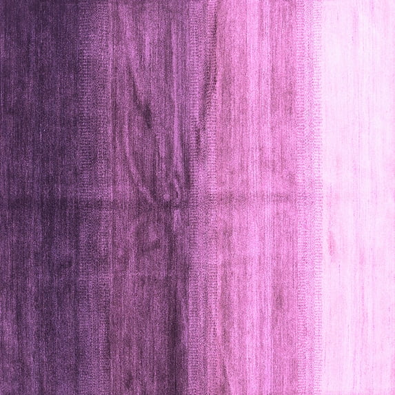 Ahgly Company Indoor Square Abstract Purple Contemporary Area Rugs, 3' Square