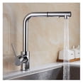 thumbnail image 1 of Swiveling Kitchen Faucet Brass Brushed Nickel High Arch Kitchen Sink Faucet Pull Out Rotation Spray Mixer Tap ,Effortless Installation, 1 of 7