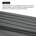 thumbnail image 4 of Unique Bargains Double Sided Color Flower Wrapping Paper Grey Blue+Grey 22.8'x22.8' Waterproof 10 Pack, 4 of 5