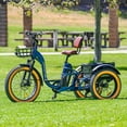 thumbnail image 2 of ADDMOTOR Electric Trike for Adults, 3 Wheel Electric Bicycle GRANDTAN X, 85Miles, 48V 20Ah UL Battery, 750W Rear Motor Step Through Electric Tricycle with Full Suspension, 2 of 10