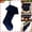 Blue, variant on Velvet Mantel Stocking, 18.9 in Christmas Stocking with Ruffled Cuff and Hanging Loop for Fireplace, Army Green, bldnkj