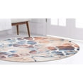 thumbnail image 4 of Rugs.com Gossamer Collection Rug – 3 Ft Round Brick Red Medium Rug Perfect For Kitchens, Dining Rooms, 4 of 7