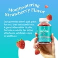 thumbnail image 2 of BeLive Biotin Gummies with MultiVitamins, Folate, Inositol – Supports Hair Growth, Healthy Skin & Nails – Vegan – Strawberry Flavor (60 Count), 2 of 6