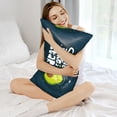 thumbnail image 4 of Rocae Avocado in Space1 for Satin Pillowcase 20x30 Inches for Hair and Skin,Gifts for Women Men Super Soft Pillow Covers (Pillow core not included), 4 of 7