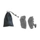 thumbnail image 4 of 2 almohadillas de agarre para levantamiento de pesas, protector de palma ergonómico, antideslizante, con cordón. Gris, 4 of 9