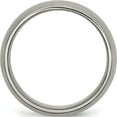 thumbnail image 2 of Titanium Brushed Center 8mm Grooved Band (Size 10) Made In China tb49-10, 2 of 5