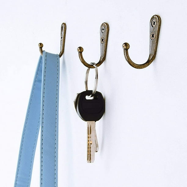 Coat Hooks For Wall, Wall Hooks, Towel Hooks, 10 Pcs Bronze