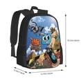 thumbnail image 6 of Amazing World Of Gumball Backpacks Lightweight Casual Bookbags Travel Daypack Bookbags, 6 of 7