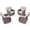 Brown/Beige, variant on Bellefurn Patio Outdoor Swivel Chairs with 5" Thick T-shape Cushions,High Back Outdoor Swivel Rocker Patio Rocking Chairs Outdoor Conversation Set for Porch Balcony Deck