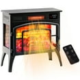 thumbnail image 1 of HOMCOM Cheminée Électrique Infrarouge pour Intérieur, 1500W, Noir, 1 of 10