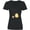 AB-Black, variant on Inktastic The Chicks Dig Me Easter Baby Chick with Basket and Eggs Women's V-Neck T-Shirt