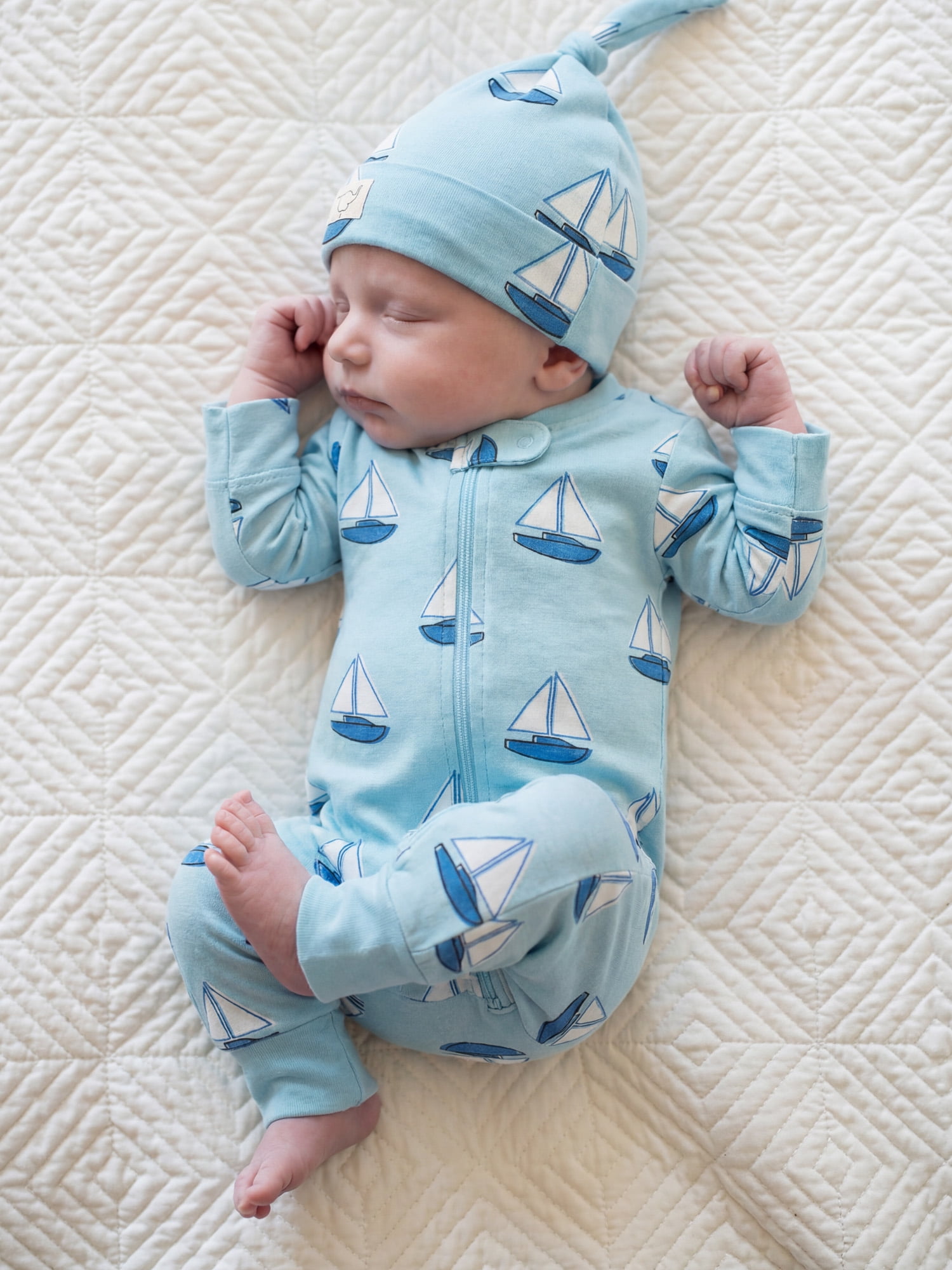 M+A by Monica + Andy Organic Cotton 5-Piece Gift Box Set, Sizes Newborn - 3-6 months