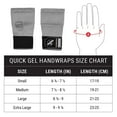 thumbnail image 6 of Hayabusa Quick Gel Boxing Hand Wrap Gloves - Grey/Pink, Medium, 6 of 6
