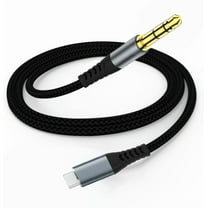 Strhowill USB C to 3.5mm Aux Audio Cable 3.3ft/1m,Type-C to Headphone Jack Adapter for Car Stereo,Phones
