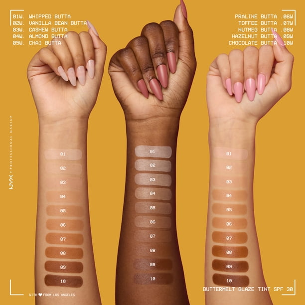 NYX Professional Makeup Buttermelt Glaze Tinted Moisturizer, SPF