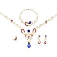 thumbnail image 2 of TIMIFIS Earrings Ensemble de Bijoux de Mode pour Femmes 5 Pcs Accessoires Bijoux en Or - Été, 2 of 7