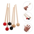 thumbnail image 1 of Minkissy 3 Pairs Hand Percussion Cowbells Sturdy Construction For Performance Assorted Color, 1 of 6