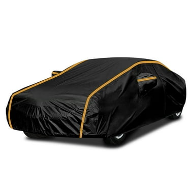 Car Cover Custom Fit for Chevy Camaro 1966-2024, 420D Thickened Waterproof Auto Full Exterior Covers Rain Sun Snow Protection All Weather Black