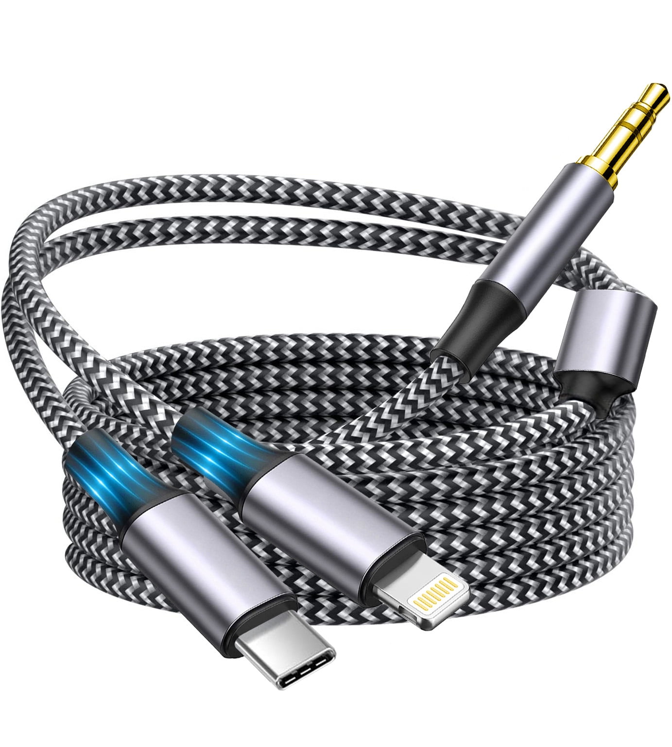 iPhone Aux Cord for Iphone Car to 3.5mm Audio Stereo Cable