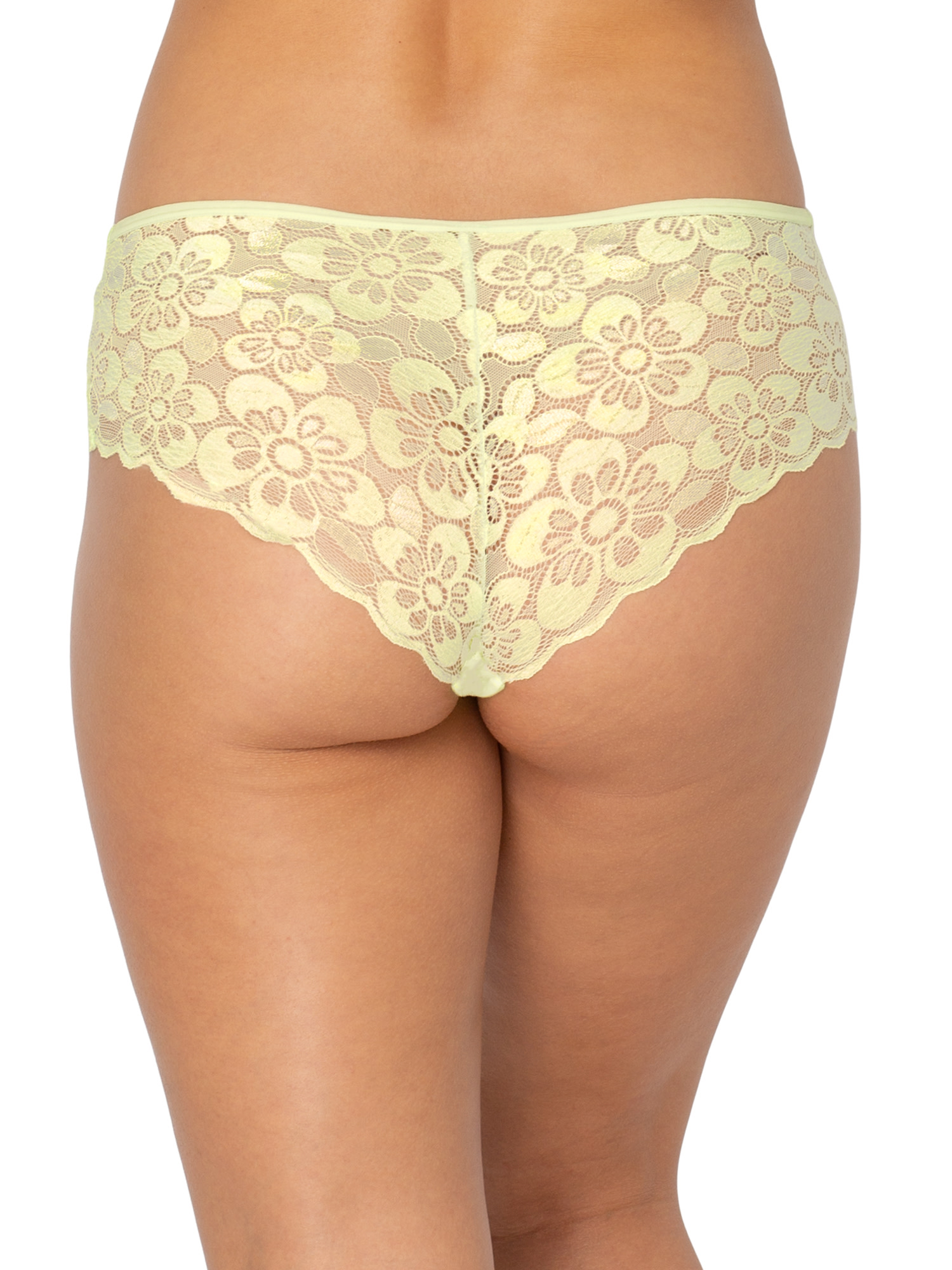 No Boundaries Lace Back Cheeky Panty, 3-Pack