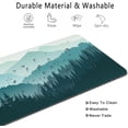 thumbnail image 5 of Fog Misty Forest Mountain Landscape Desk Mat,Extended Gaming Mouse Pad Large Non-Slip Rubber Base Mousepad with Stitched Edges,Waterproof Desk Pad for Computer/Laptop/Work/Office/Home 31.5" X 15.7", 5 of 6