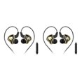 thumbnail image 2 of Sidaley Auriculares con cable en la oreja Auriculares para teléfono con reducción de ruido de 3,5 mm con micrófono Auriculares portátiles para Type2 NO2, 2 of 6