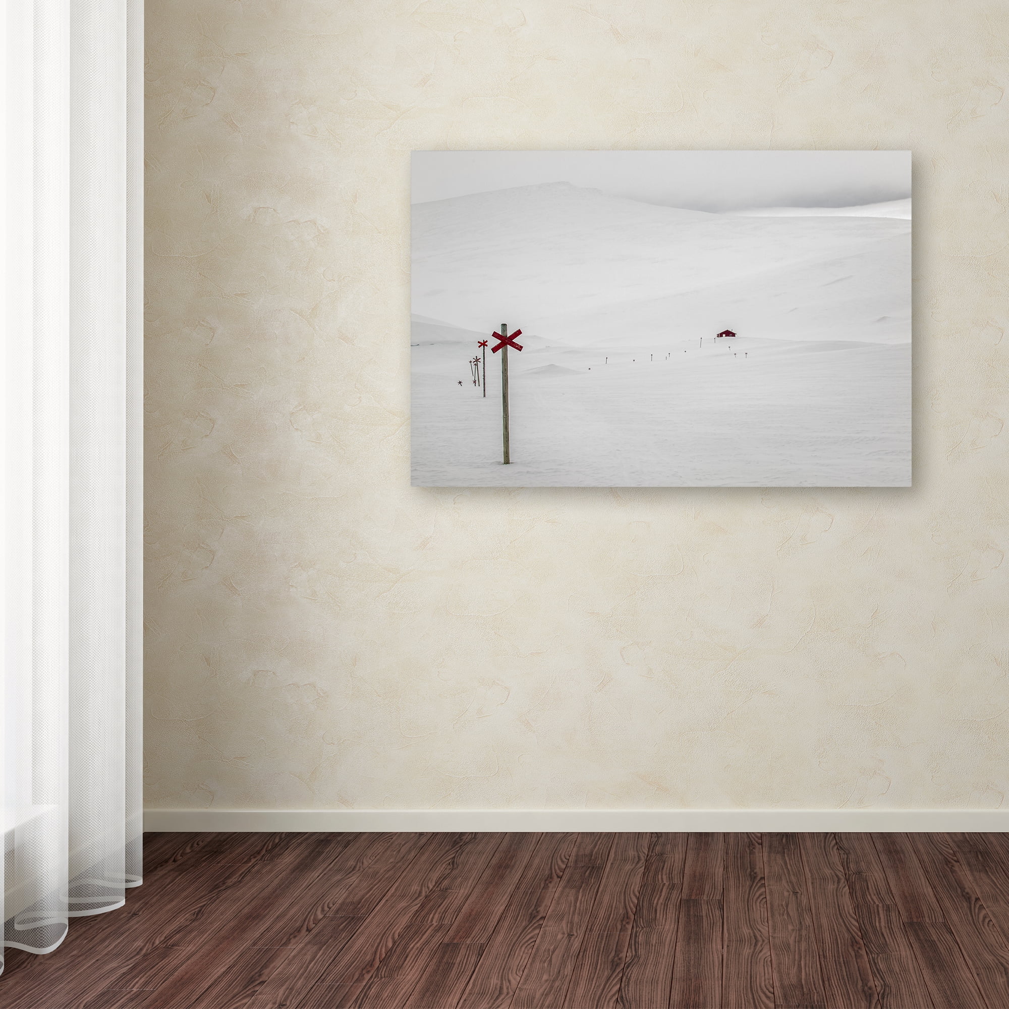 Trademark Fine Art 'The Track' Canvas Art by Eva Martensson