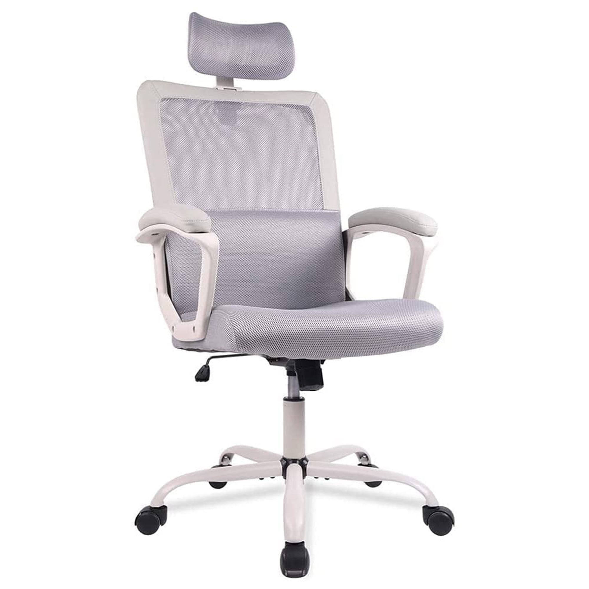 Smugdesk Ergonomic Mesh High Back Office Chair with Lumbar Support Gray Walmart