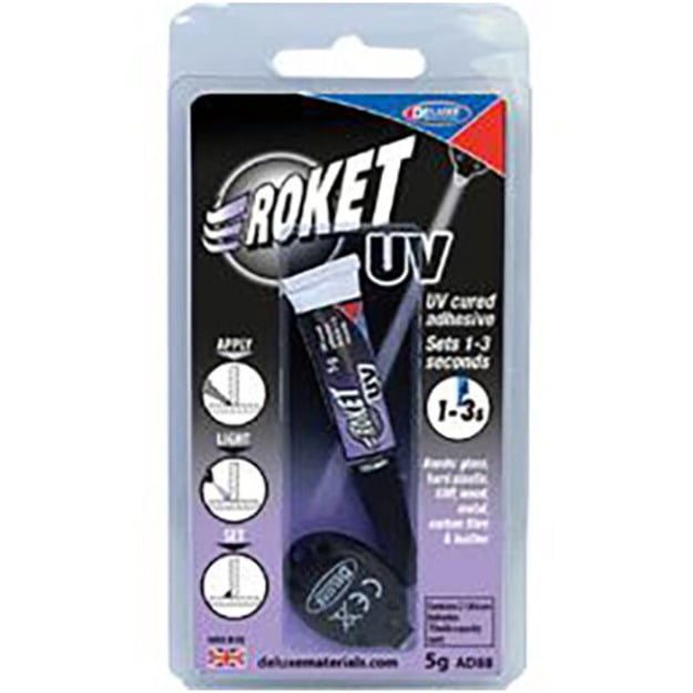 Deluxe Materials Roket UV 5g DLMAD88 Misc. Adhesives Fillers