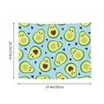 thumbnail image 6 of Kdxio Avocado and Hearts Wall Hanging Tapestries Banner For Bedroom College Dorm Home Living Room Party Decor 29X37 In, 6 of 8